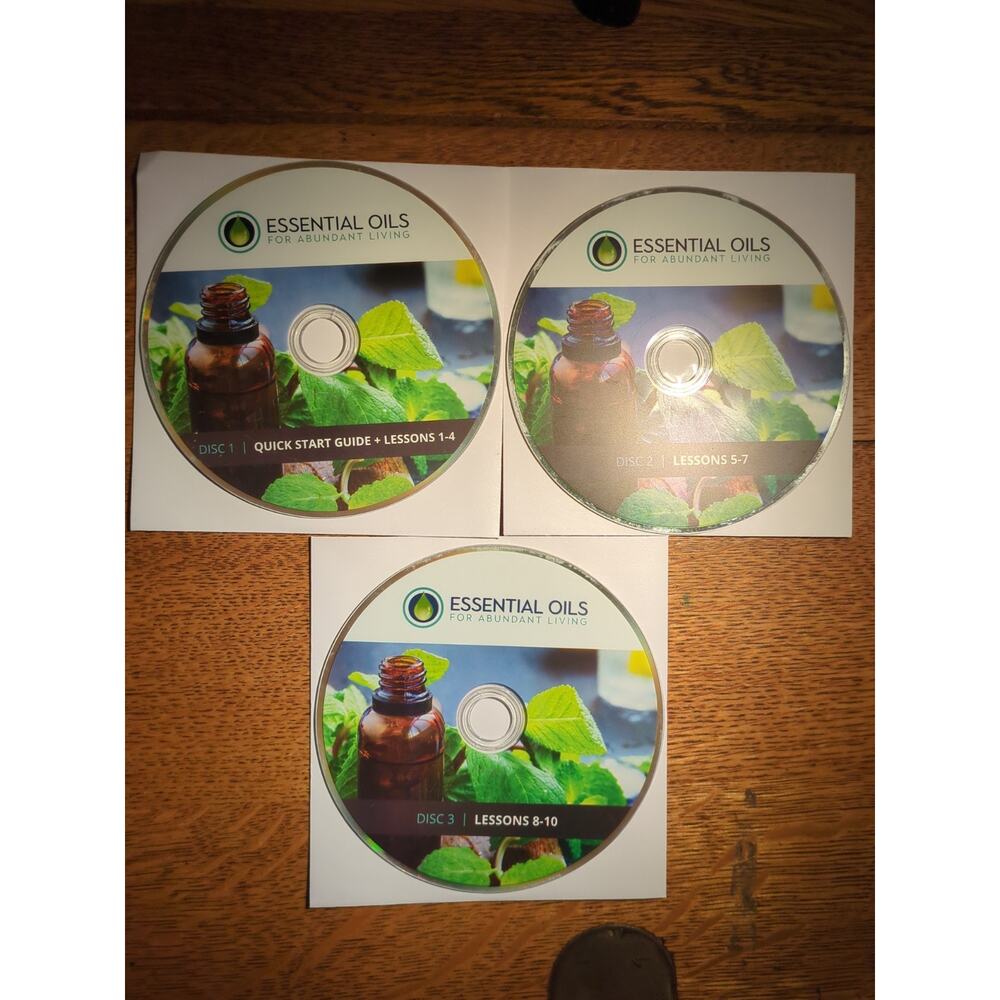 Oils For Abundant Living: 10 Video Lessons 3-Disc Set DVD Discs Only